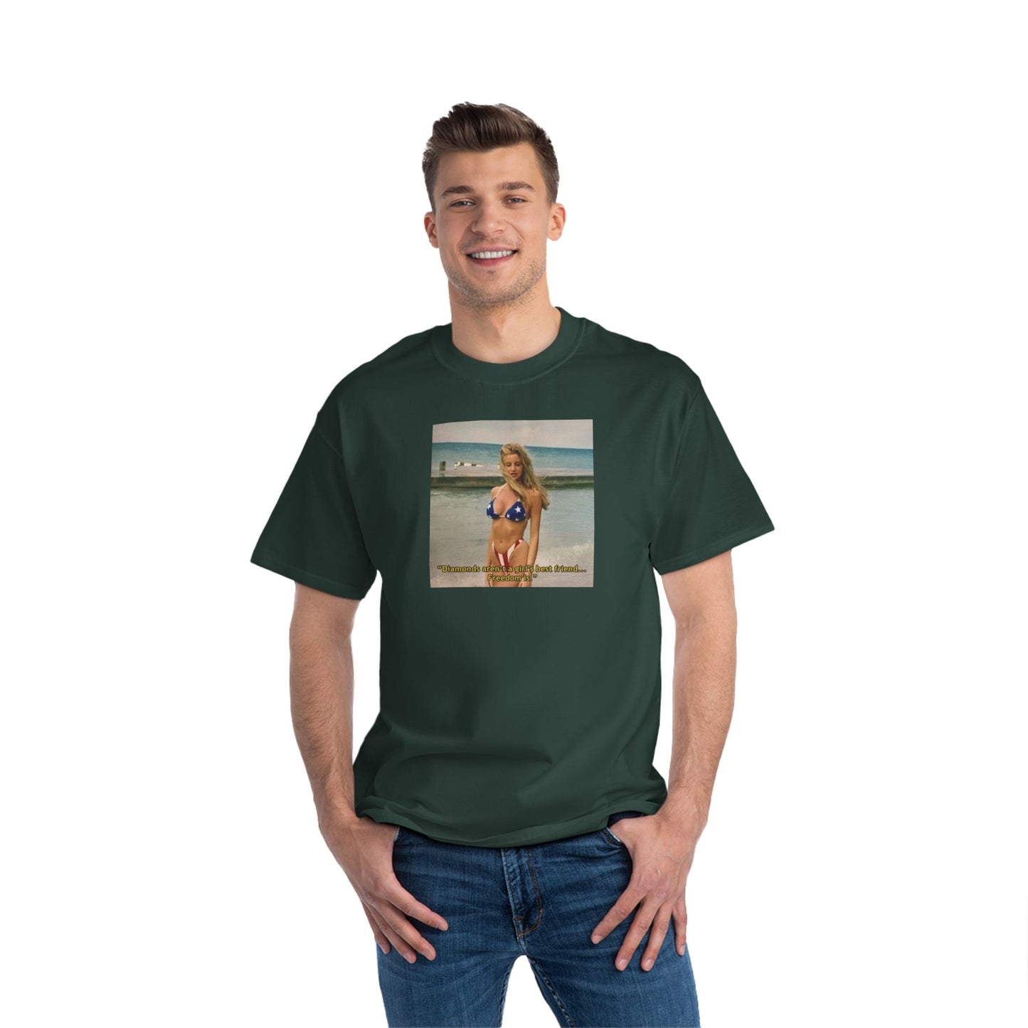 "FREEDOM" | Camille Grammer | Beefy-T® T-Shirt
