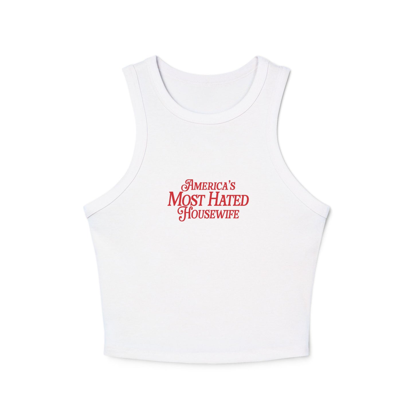 "AMERICA'S MOST HATED HOUSEWIFE" | Camille Grammer Cropped Racer Tank