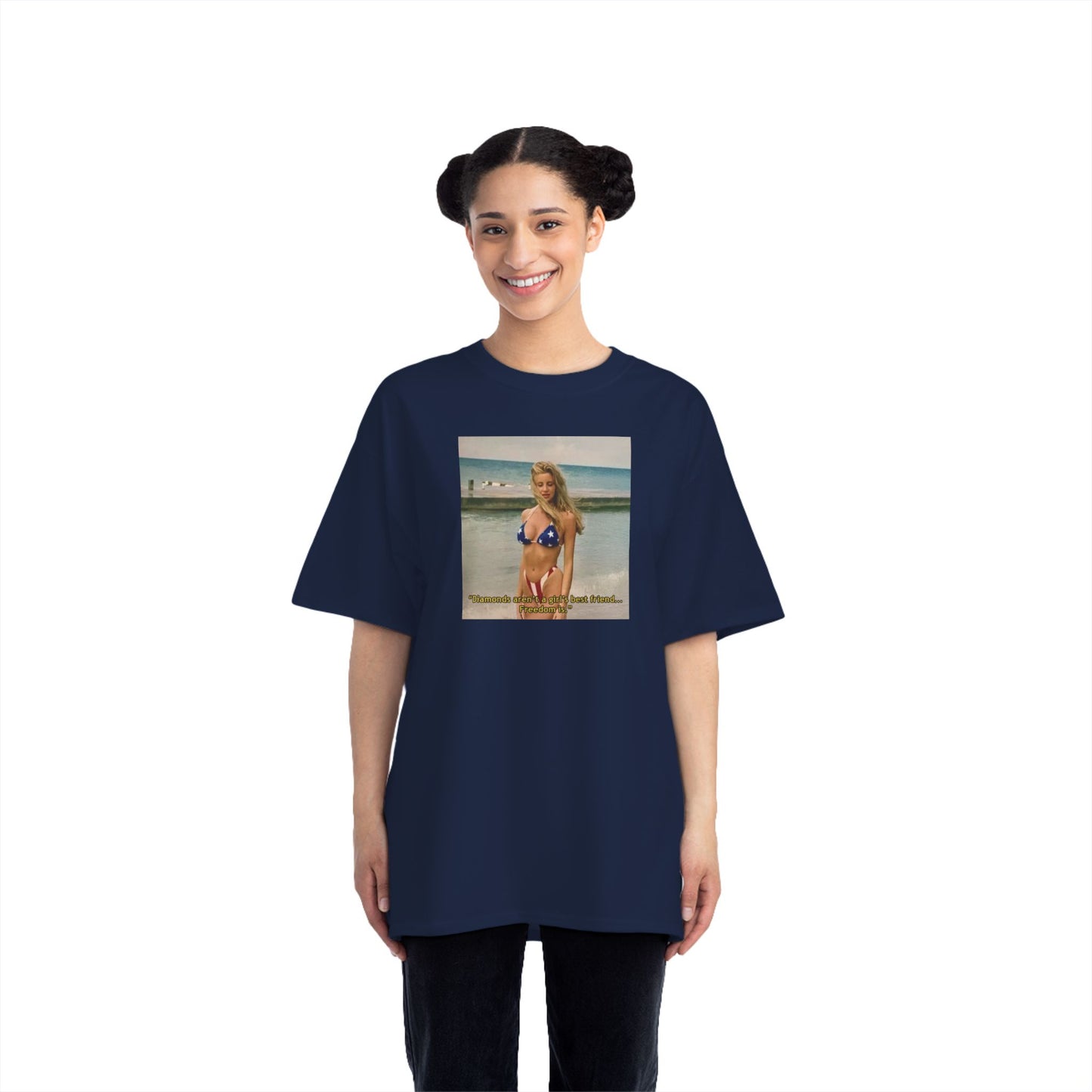 "FREEDOM" | Camille Grammer | Beefy-T® T-Shirt