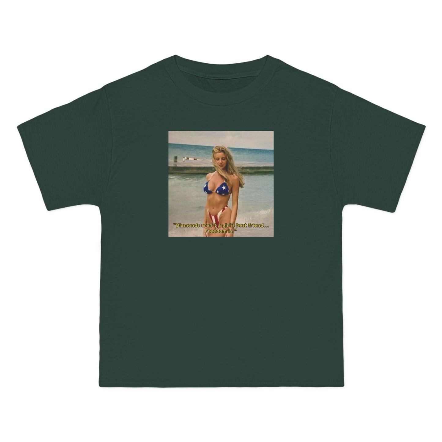 "FREEDOM" | Camille Grammer | Beefy-T® T-Shirt