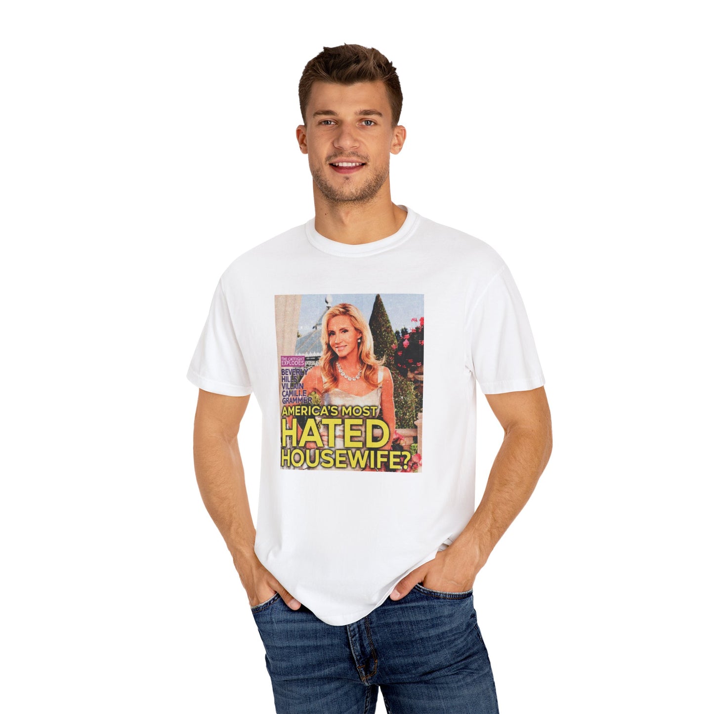 "AMERICA'S MOST-HATED HOUSEWIFE" Camill eMagazine Cover | RHOBH T-Shirt